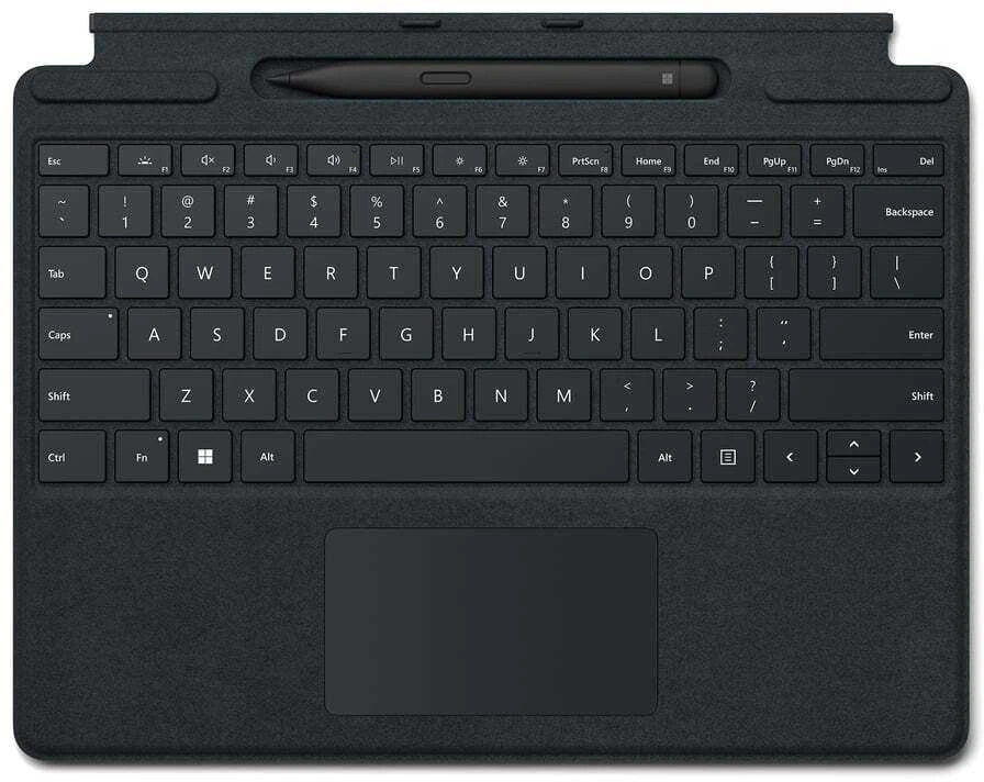 „Microsoft Surface Pro Type Cover“ + „Slim Pen 2“ rašiklis (komercinis)