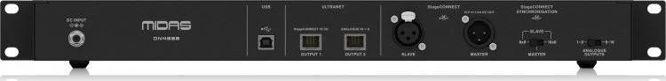 Midas DN4888 „Stage Connect“ modulis su 8/8 analoginėmis įvestimis/išvestimis ir dvigubomis „Ultranet“ įvestimis