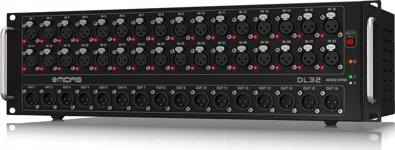 Carruzzo Midas DL32 Digital Stagebox 32 in/16 out