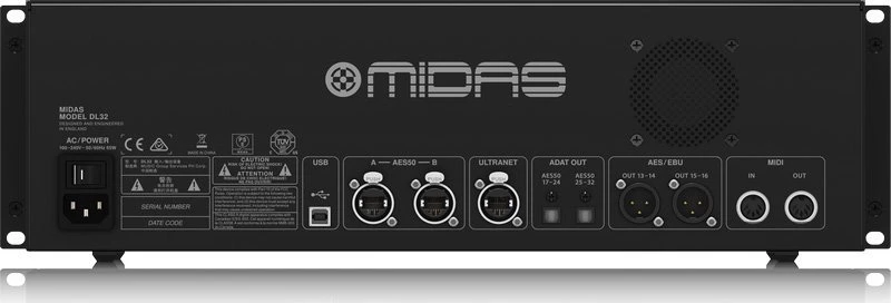 Carruzzo Midas DL32 Digital Stagebox 32 in/16 out