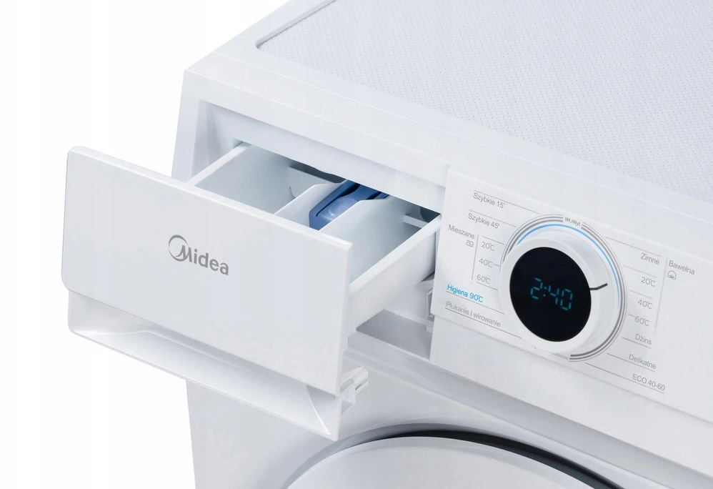 Midea Skalbimo mašina slim mf100w70/w-pl 7kg balta