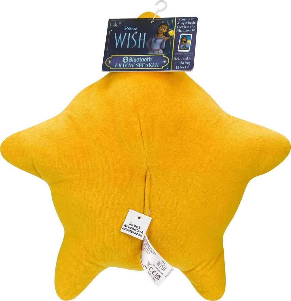 Disney Wish žvaigždė-pagalvė su garsiakalbiu