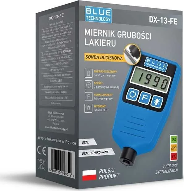 Blue Technology Mėlyna Technology Dažų storio matuoklis DX-13-FE