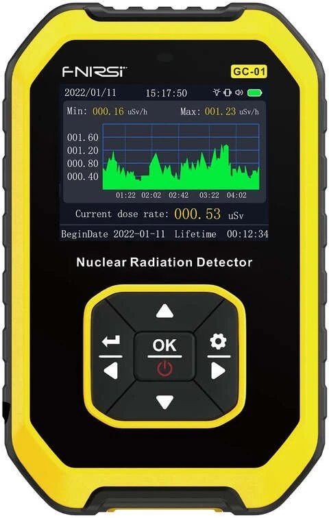 FNIRSI GC-01 branduolinės spinduliuotės detektorius