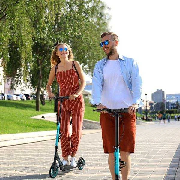 Turkio spalvos paspirtukas su diskiniu stabdžiu HM124T Nils Extreme