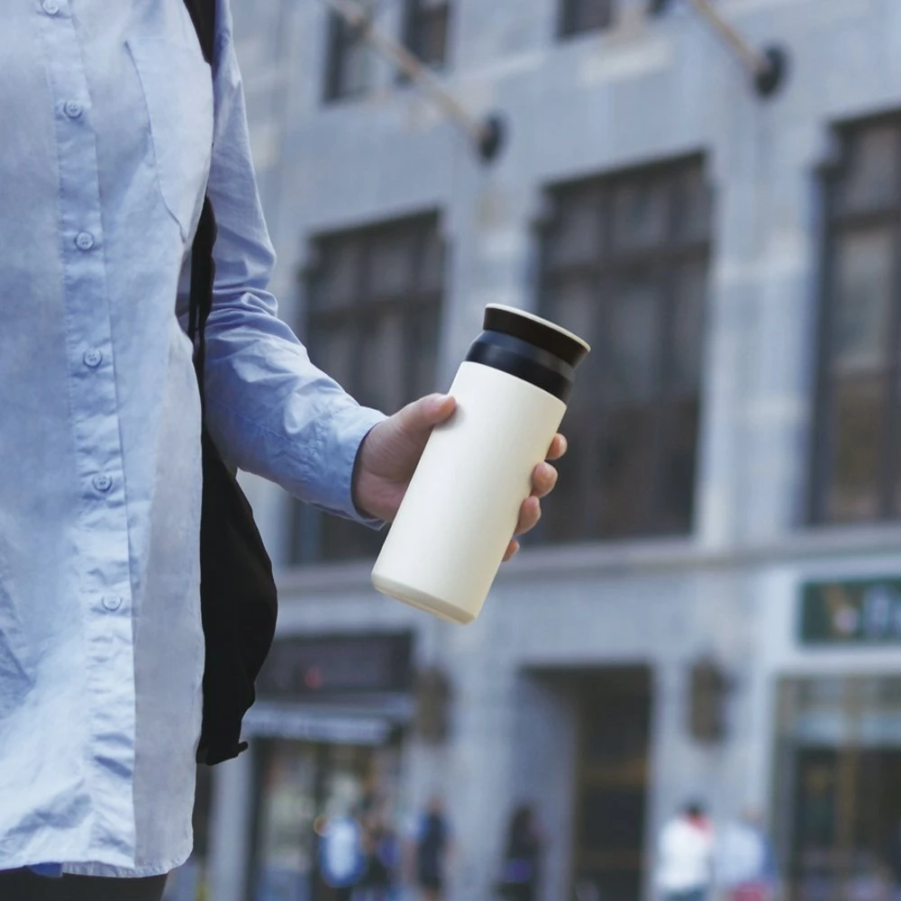 Miir KINTO - TRAVEL stiklainis Baltas 500ml
