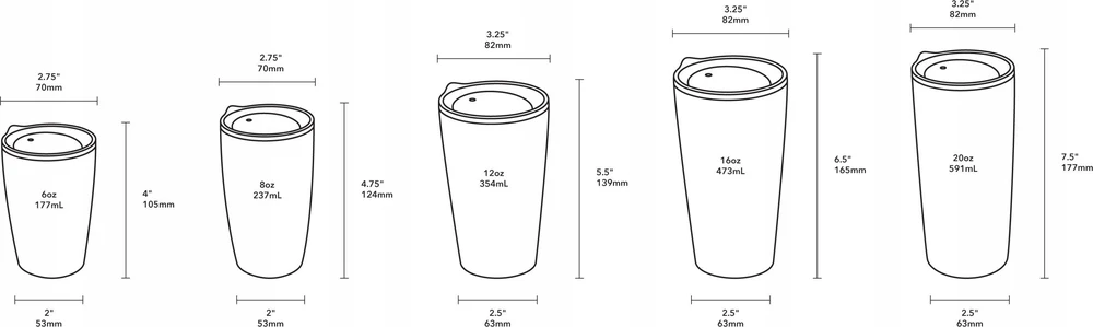 MiiR - Tumbler Juodas 350ml