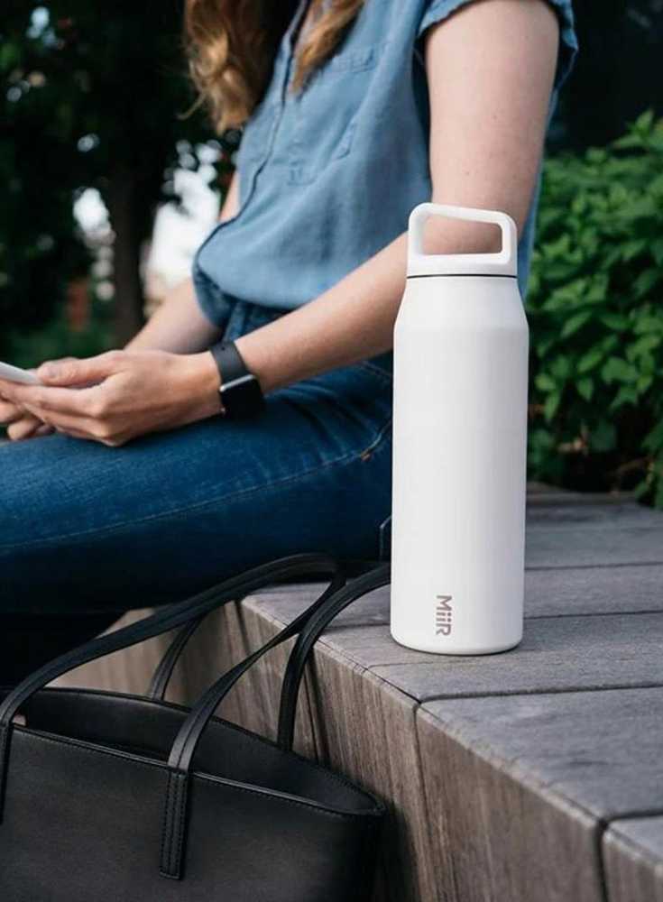 MiiR termo butelis su plačiu užpildu, 590 ml, pakrantės spalvos