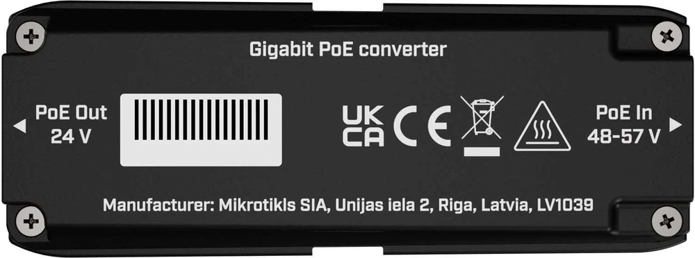 MIK MikroTik 48/24V PoE konwerter (GPOE-CON-mini)