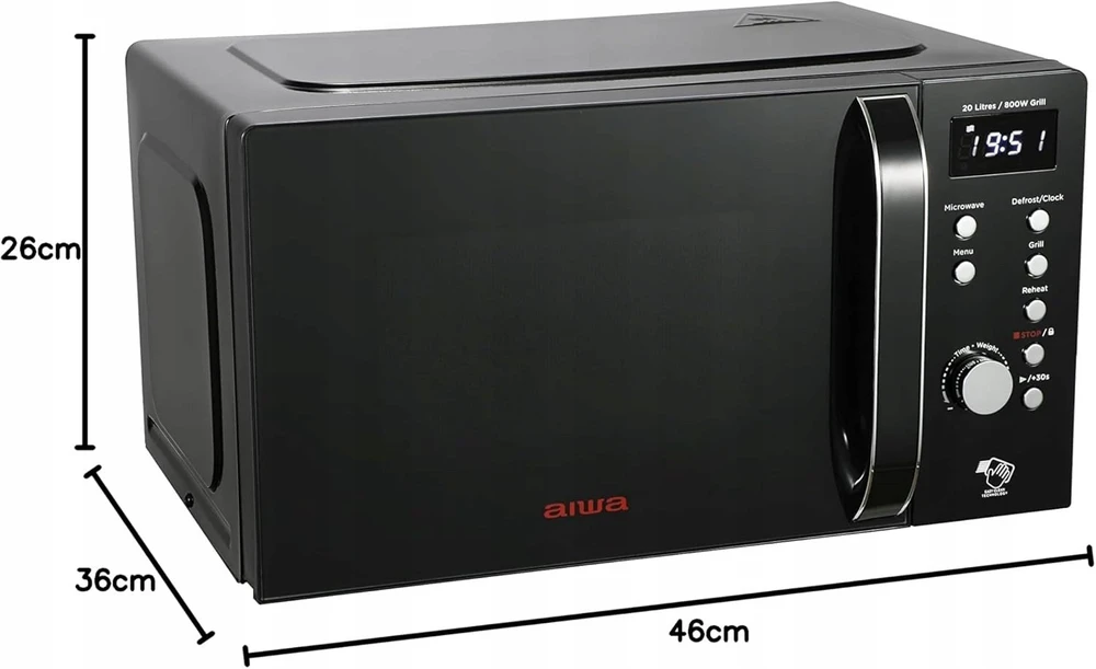 Mikrobangų krosnelė Aiwa Mikrobangų krosnelė Aiwa AMW-202DG/BK