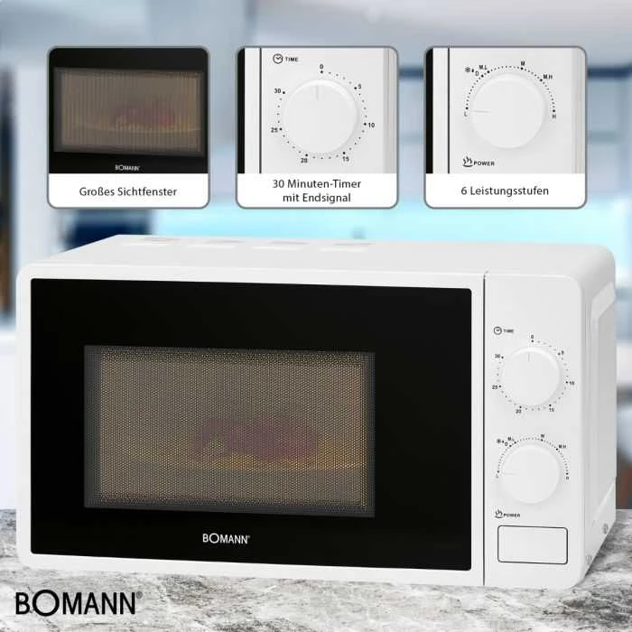 Mikrobangų krosnelė Bomann MW 6014 CB baltas