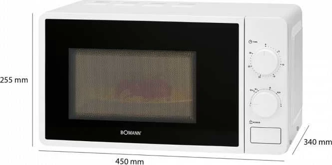 Mikrobangų krosnelė Bomann MW 6014 CB baltas