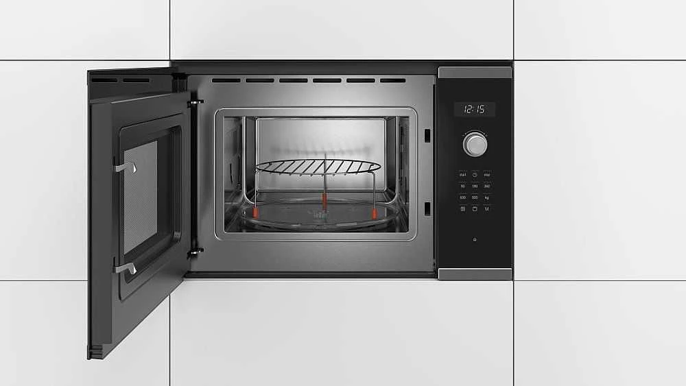 Mikrobangų krosnelė Cooker microwave BOSCH BEL554MS0 (900W, 25l, juodos spalvos)