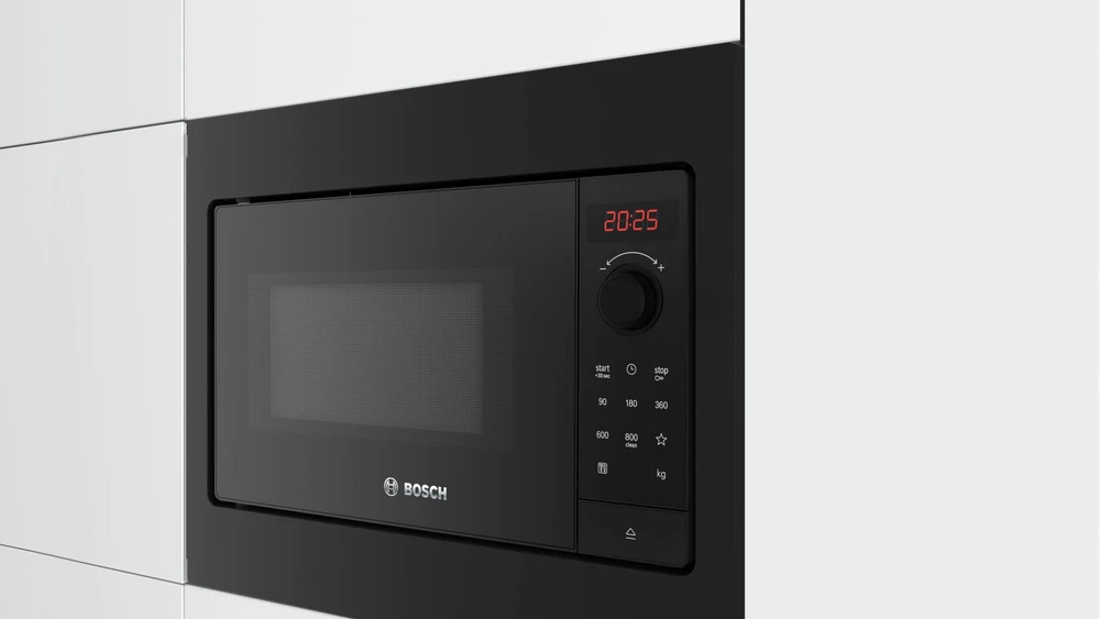 Bosch BFL523MB4 Serija 2, Įmontuojamoji mikrobangų krosnelė, Juodas
