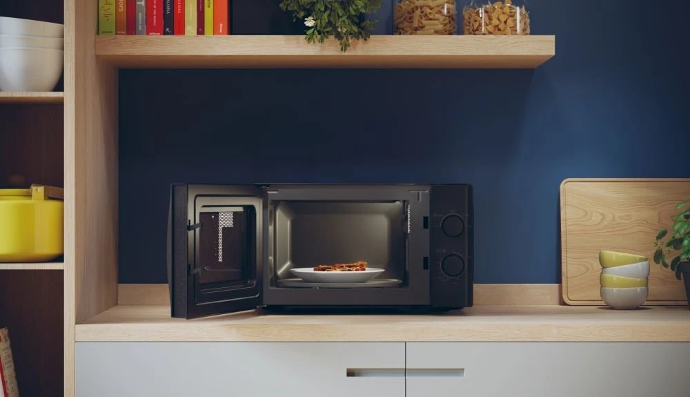 Pastatoma mikrobangų krosnelė Candy Idea CMW20SMB, juodos spalvos