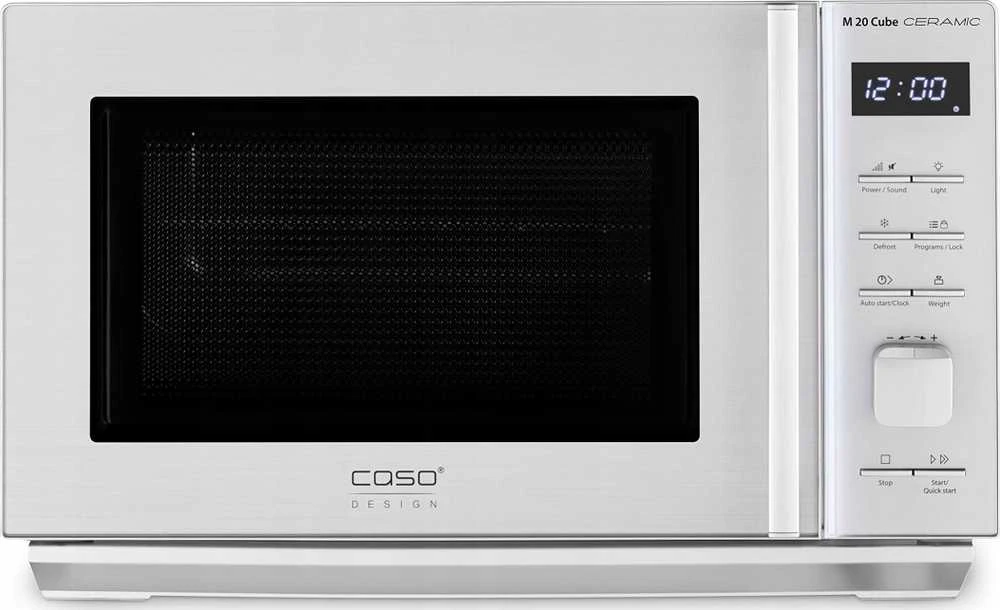 Caso | Mikrobangų krosnelė | M 20 kubas | Laisvai stovintis | 800 W | Sidabrinis