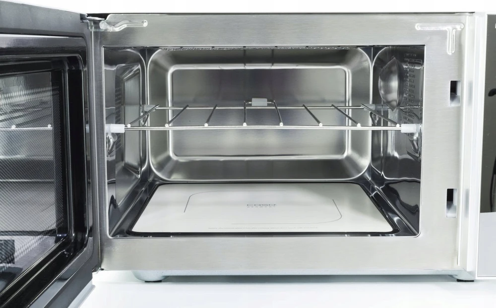 Mikrobangų krosnelė Caso | Microwave orkaitė with Grilis | MG 25 | Free standing | 900 W | Grilis | Sidabrinis/Juodas