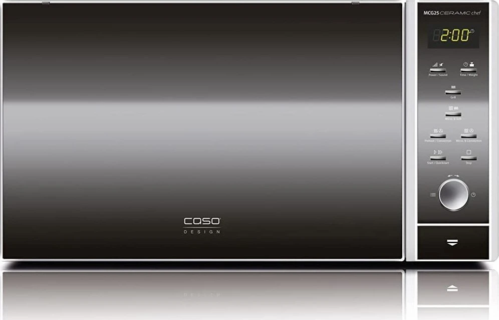 Mikrobangų krosnelė Caso | Microwave orkaitė | MCG 25 | Free standing | 25 L | 900 W | Convection | Grilis | Juodas
