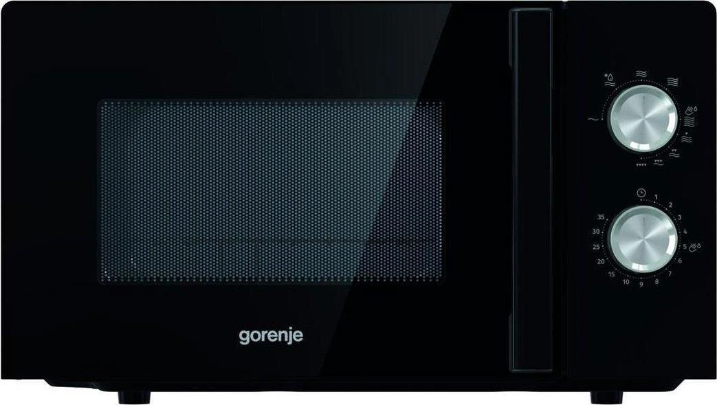 Mikrobangų krosnelė Gorenje | Microwave Oven | MO20E2BH | Free standing | 800 W | 20 L | Grilis | Juodas