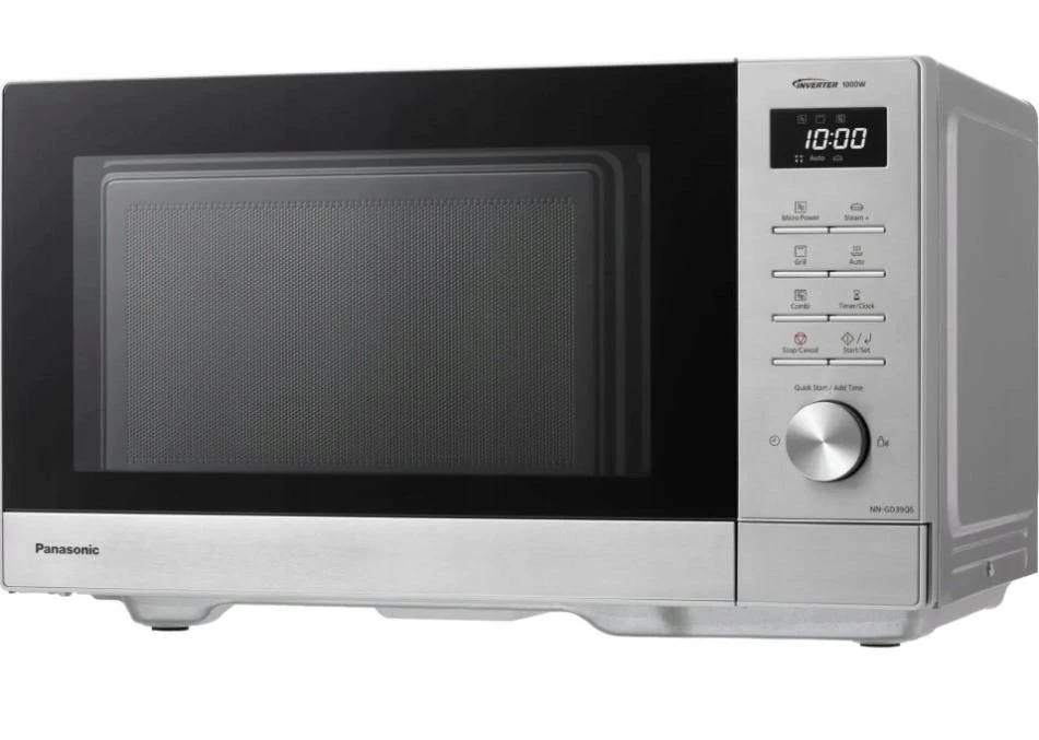 Mikrobangų krosnelė Panasonic NN-GD39QSEPG Inverterinė mikrobangų krosnelė su griliu Sidabrinė