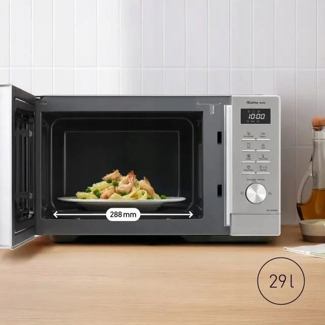 Mikrobangų krosnelė Panasonic NN-GD39QSEPG Inverterinė mikrobangų krosnelė su griliu Sidabrinė