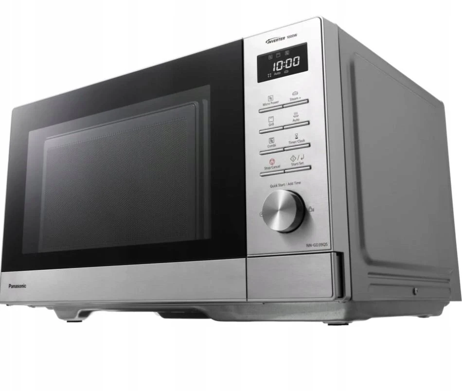 Mikrobangų krosnelė Panasonic NN-GD39QSEPG Inverterinė mikrobangų krosnelė su griliu Sidabrinė
