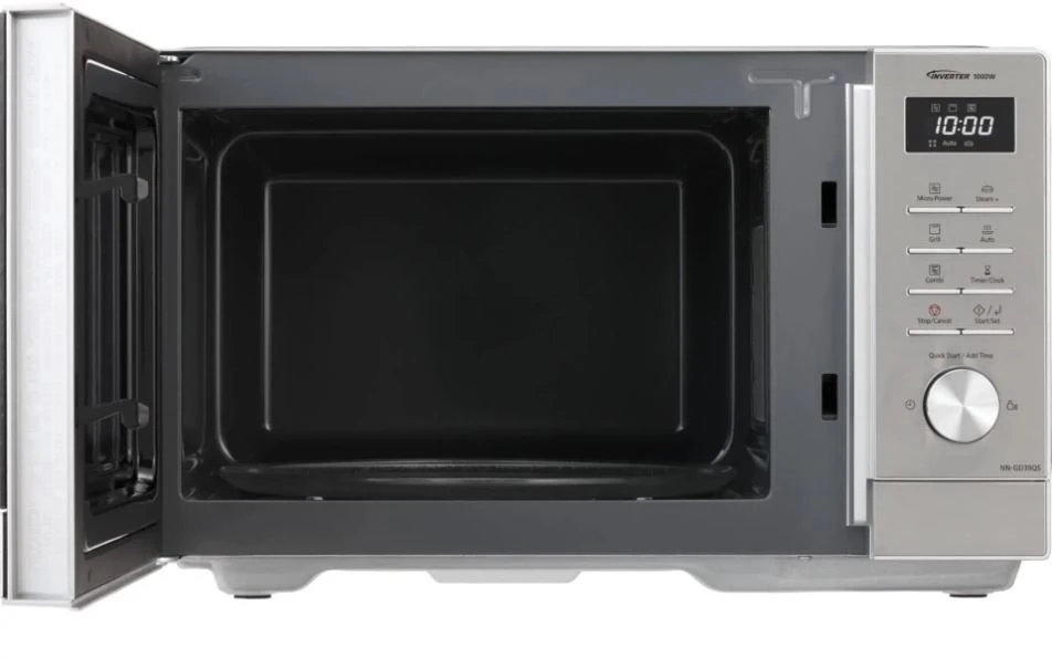 Mikrobangų krosnelė Panasonic NN-GD39QSEPG Inverterinė mikrobangų krosnelė su griliu Sidabrinė