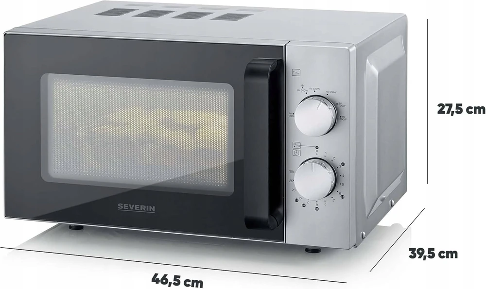 Mikrobangų krosnelė Severin mikrobangų krosnelė SEVERIN MW 9184 20L 800W