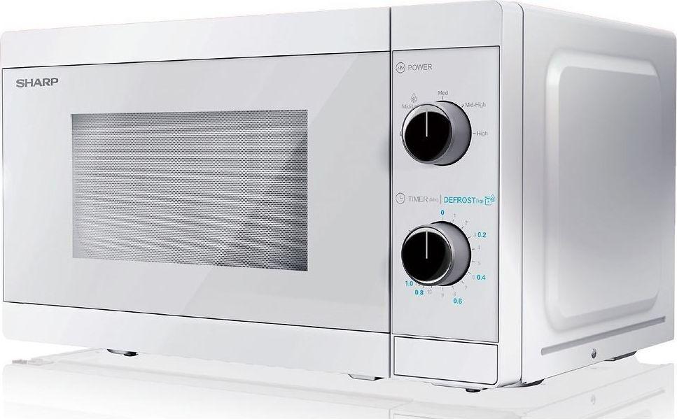Sharp Aštrus | Mikrobangų krosnelė su grotelėmis | YC-MG01E-C | Laisvai stovintis | 800 W | Grilis | Baltas