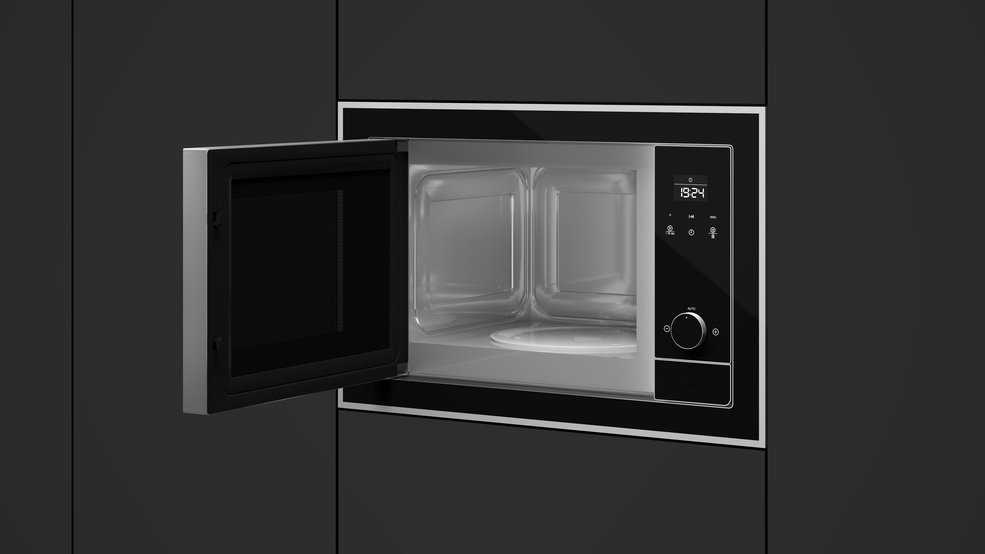 Teka ML 8200 BIS Juoda Mikrobangų krosnelė su kepsninės funkcija Įmontuoti 20 L 700 W