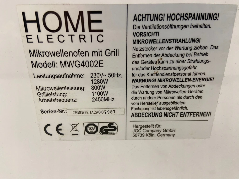 Mikrobangų krosnelė Toshiba MW2-MM20P(BK)