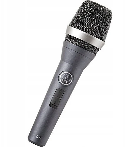 Akyga AKG D5S - dinaminis vokalinis mikrofonas, įjungimas/išjungimas