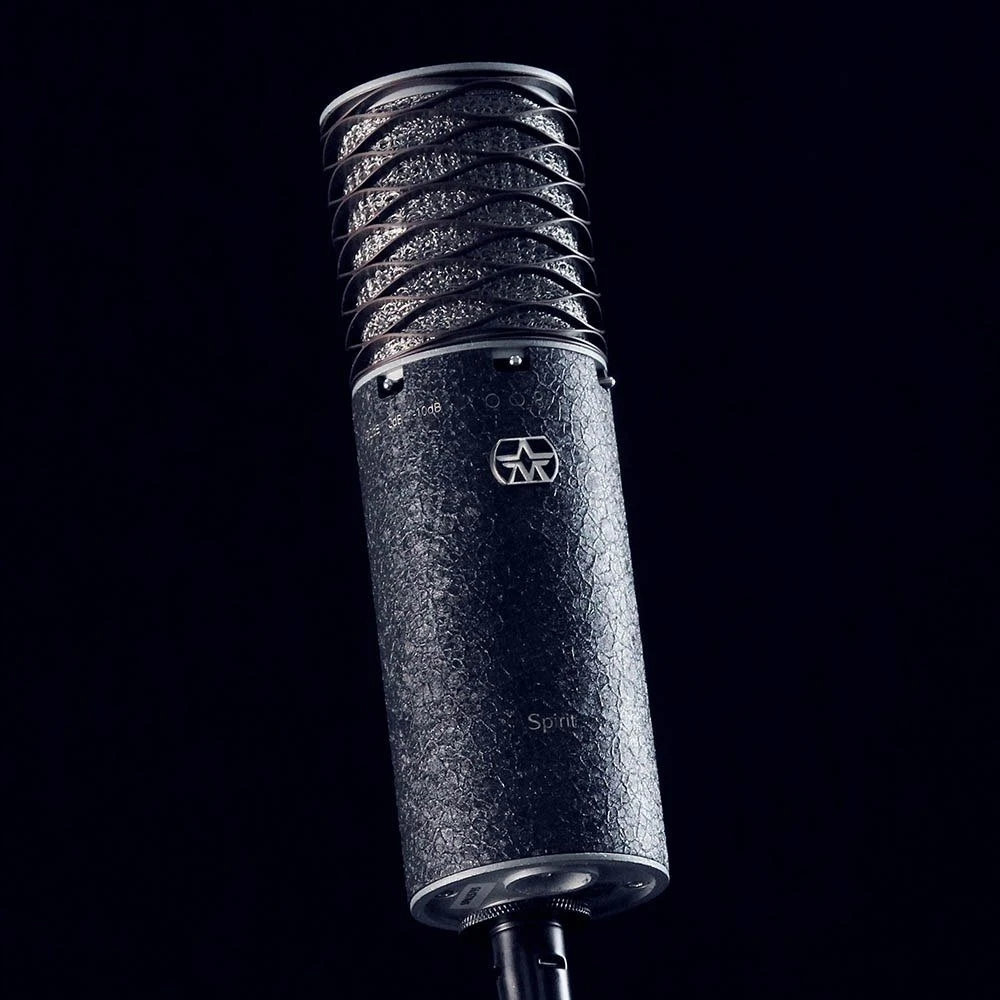Secubac Iv Aston Microphones Spirit Juodas Bundle Mikrofonas pojemnościowy + pop filtras