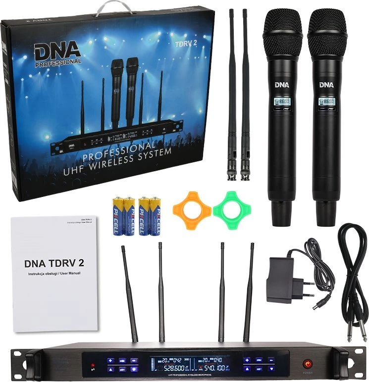 DNR DNA TDRV 2 belaidė mikrofonų sistema