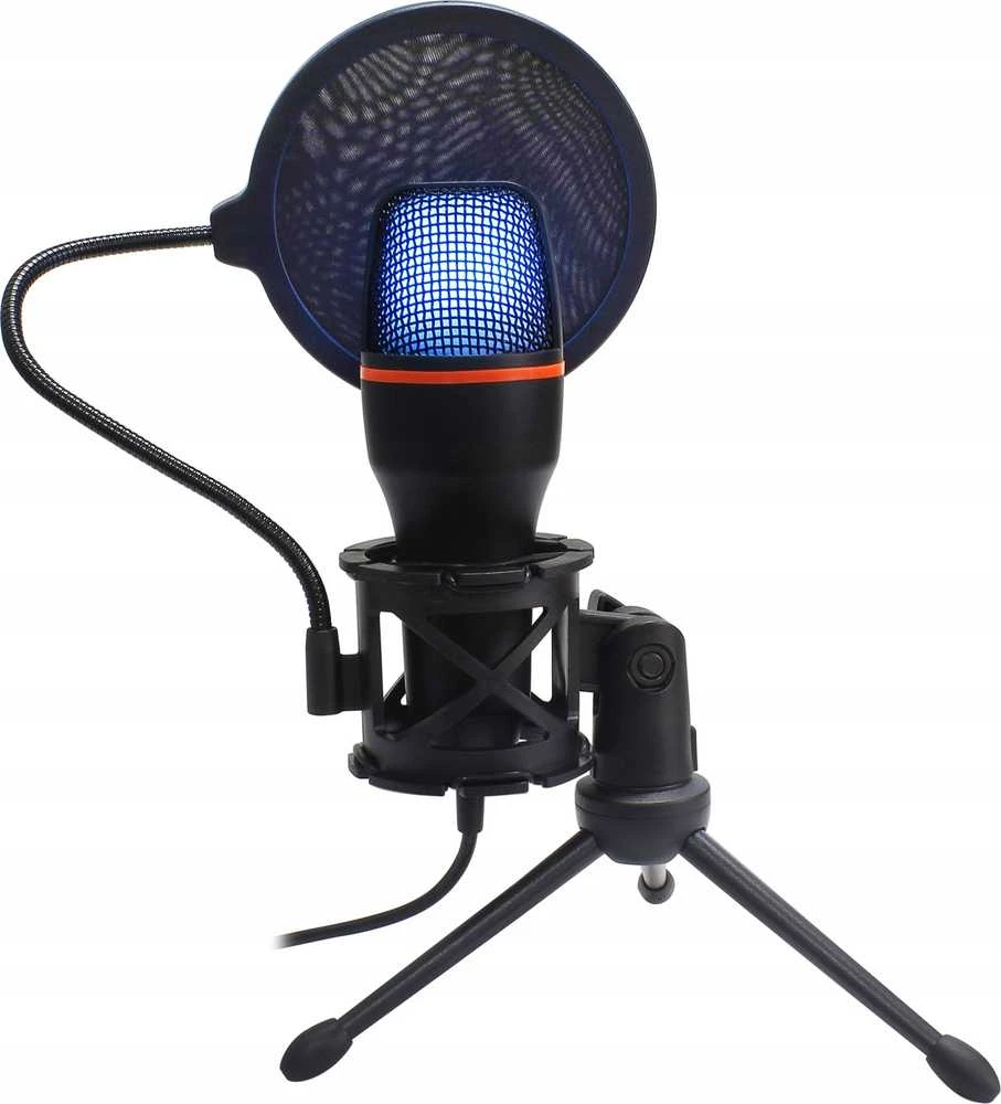 Studijos mikrofonas su trikoju BLOW LED