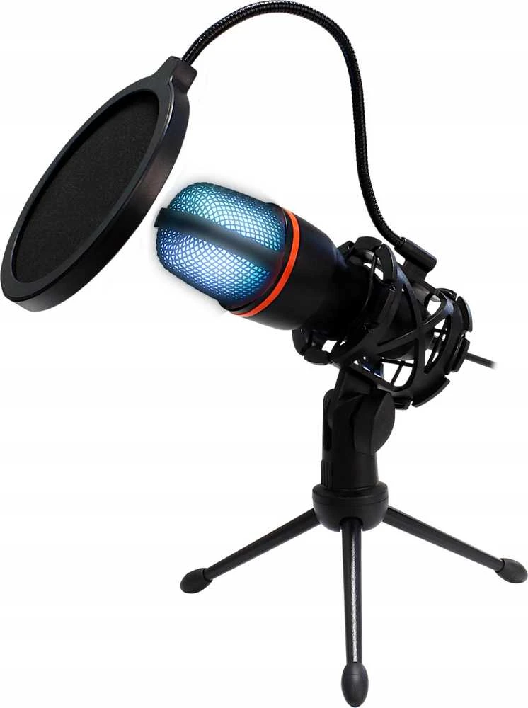 Studijos mikrofonas su trikoju BLOW LED
