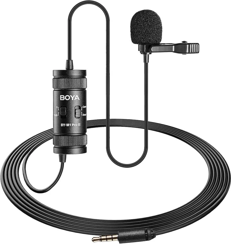 Boya BY-M1 Pro II Lavalier mikrofonas