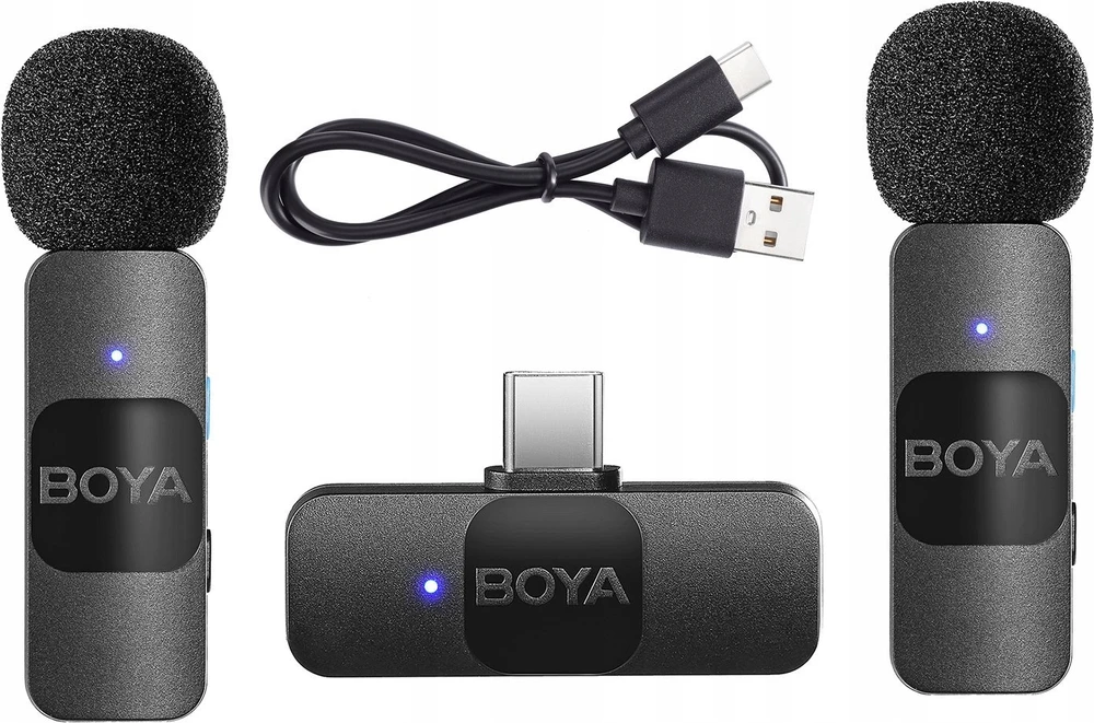 Boya BY-V20 belaidis mikrofonas USB-C