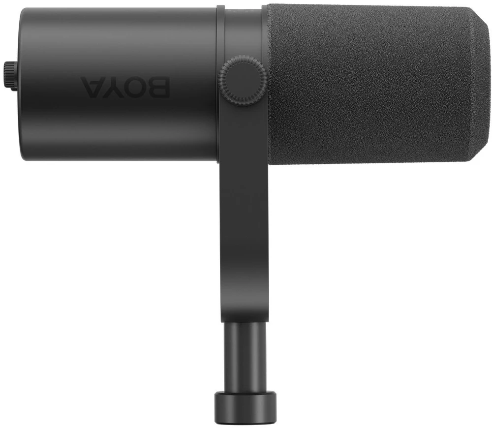 BOYA CastMic P60 laidinis USB XLR studijinis mikrofonas - Juodas
