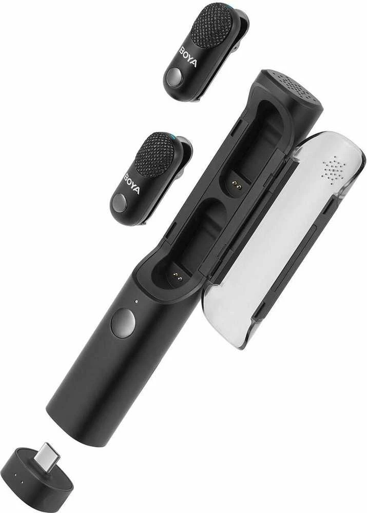 Mikrofonas BOYA MAGIC-05 belaidis 2.4GHz USB-C - juoda