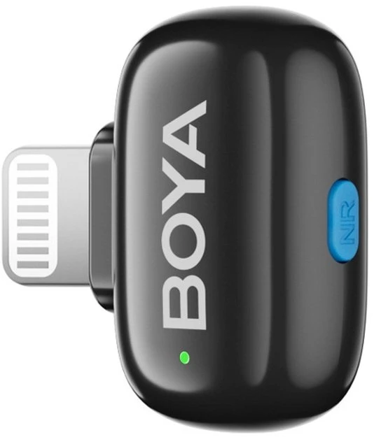 Mikrofony BOYA mini 2-01 belaidės 2.4GHz USB-C - juoda