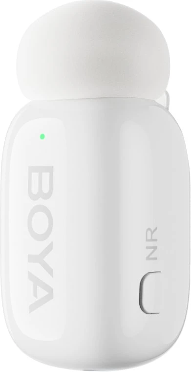 Boya | Mini-13 Ultracompact 2.4GHz Belaidės Mikrofonas System with lightning+USB-C | Baltas