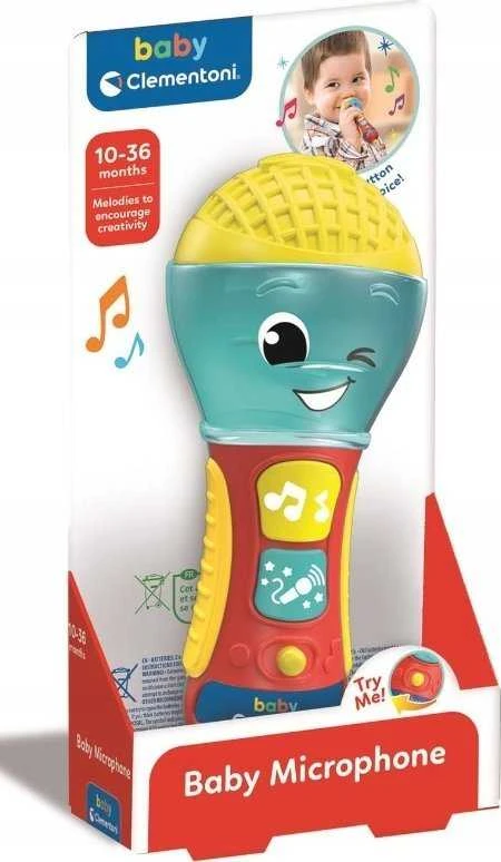 Clementoni Toys CLE BABY Muzikinis mikrofonas 17925