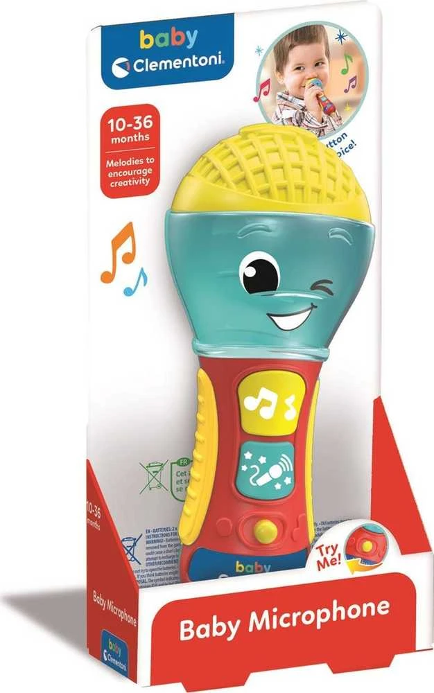 Clementoni Toys CLE BABY Muzikinis mikrofonas 17925
