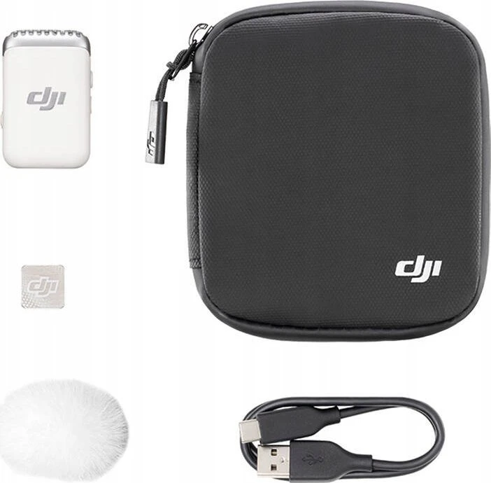DJI Mic 2 Transmiteris, Baltas
