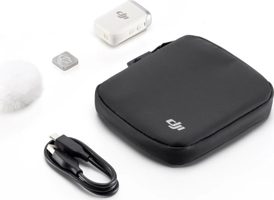 DJI Mic 2 Transmiteris, Baltas