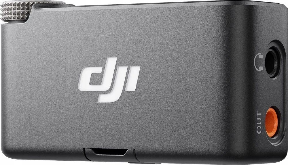 Belaidis mikrofonas DJI Mic 2 v2.0 1TX, Juodas