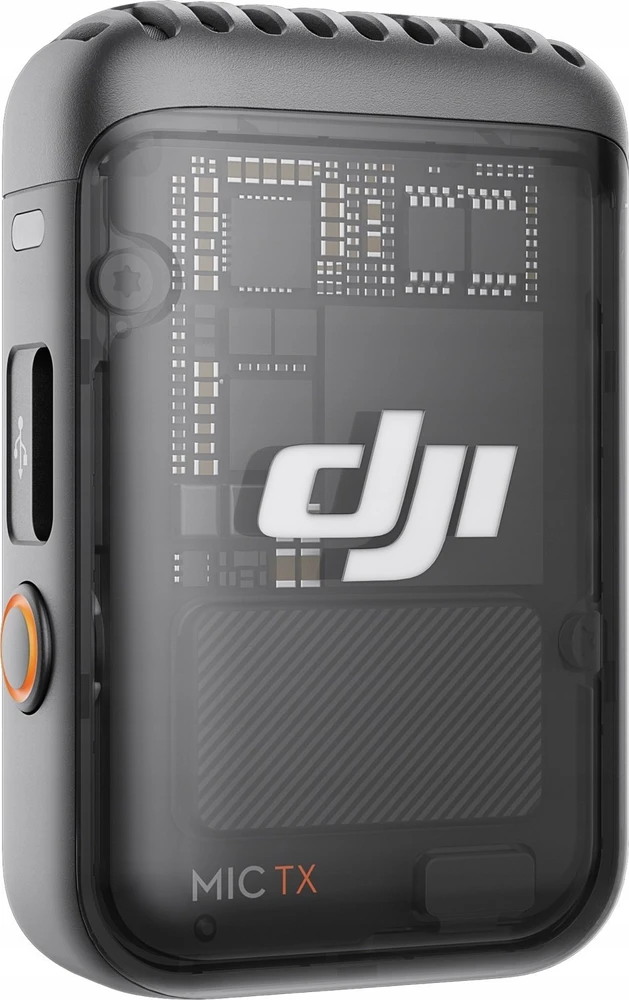 Belaidis mikrofonas DJI Mic 2 v2.0 1TX, Juodas