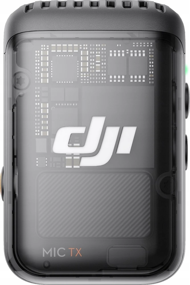 Belaidis mikrofonas DJI Mic 2 v2.0 1TX, Juodas