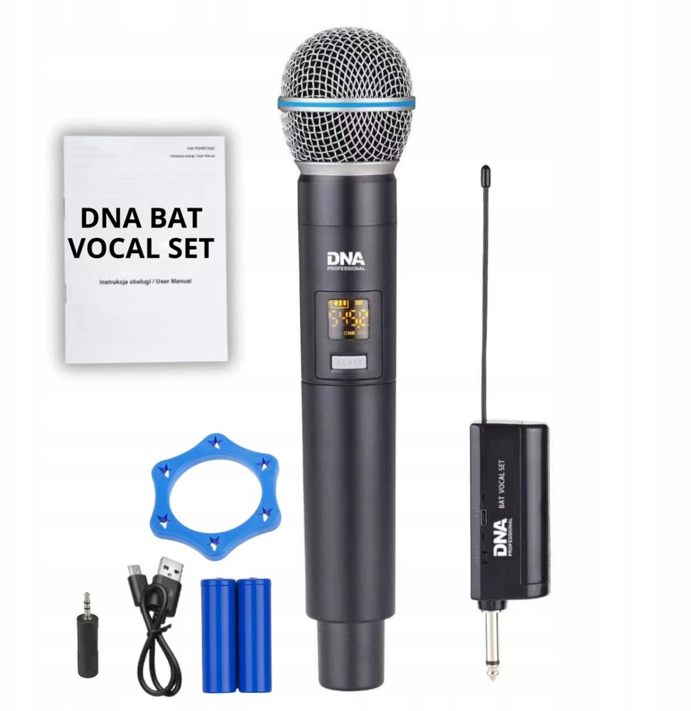 DNA BAT VOCAL SET belaidis įkraunamas rinkinys